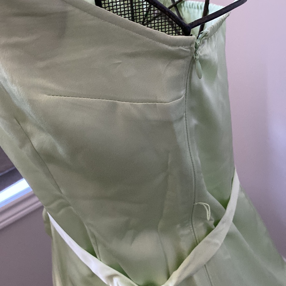 Abercrombie and fitch green silk dress. Brand new. - Picture 3 of 7